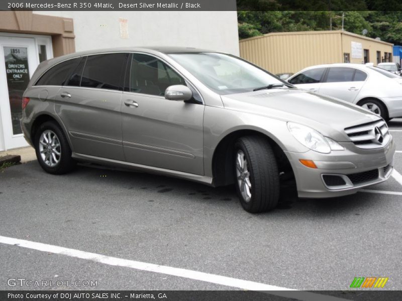 Desert Silver Metallic / Black 2006 Mercedes-Benz R 350 4Matic