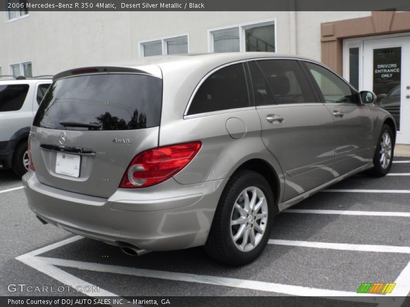 Desert Silver Metallic / Black 2006 Mercedes-Benz R 350 4Matic