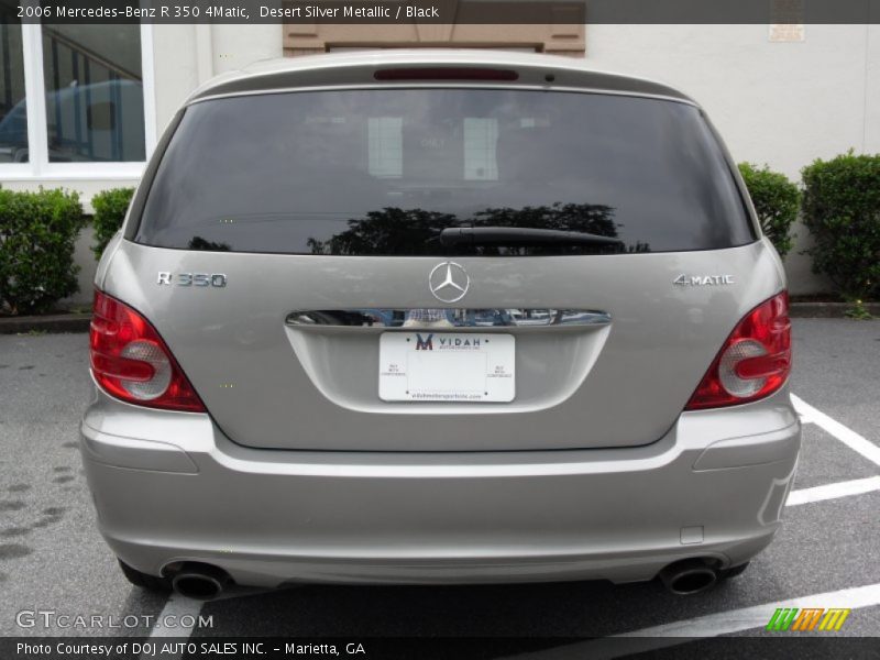 Desert Silver Metallic / Black 2006 Mercedes-Benz R 350 4Matic