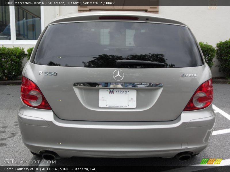 Desert Silver Metallic / Black 2006 Mercedes-Benz R 350 4Matic