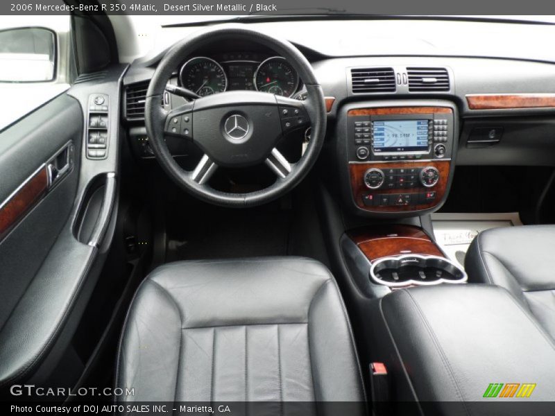 Desert Silver Metallic / Black 2006 Mercedes-Benz R 350 4Matic