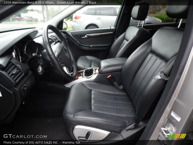 Desert Silver Metallic / Black 2006 Mercedes-Benz R 350 4Matic