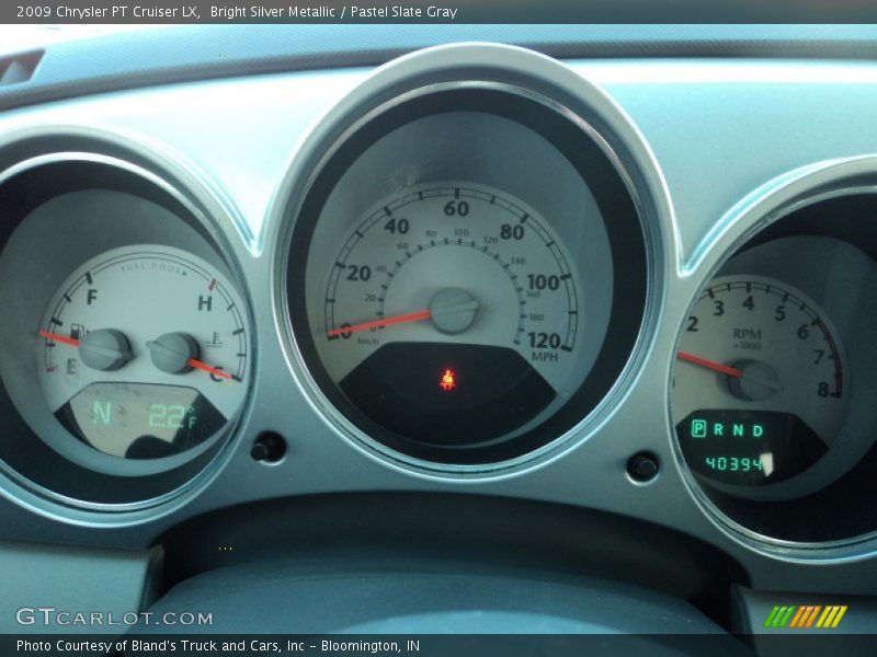 Bright Silver Metallic / Pastel Slate Gray 2009 Chrysler PT Cruiser LX
