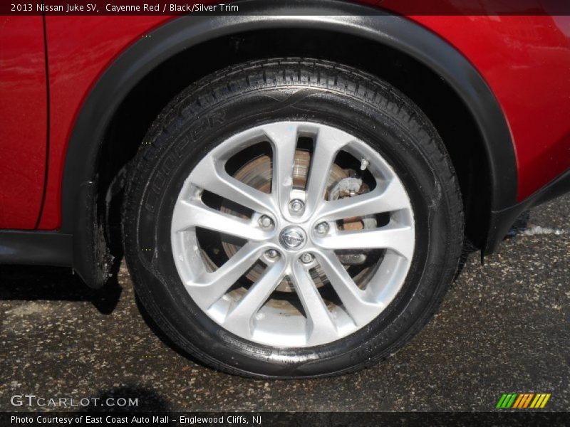 Cayenne Red / Black/Silver Trim 2013 Nissan Juke SV