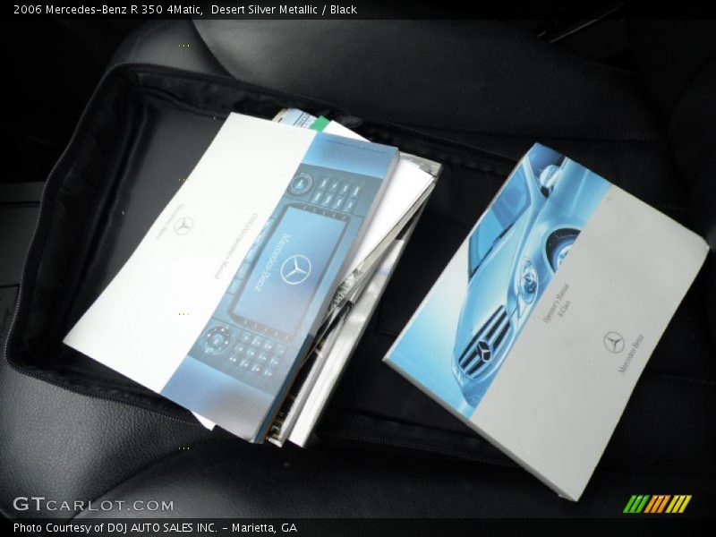 Desert Silver Metallic / Black 2006 Mercedes-Benz R 350 4Matic