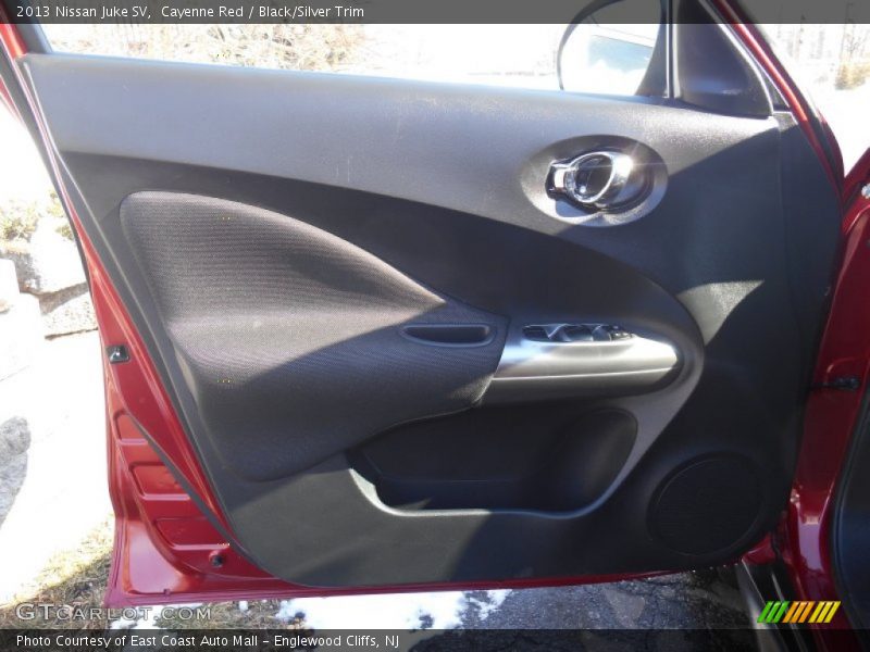 Cayenne Red / Black/Silver Trim 2013 Nissan Juke SV