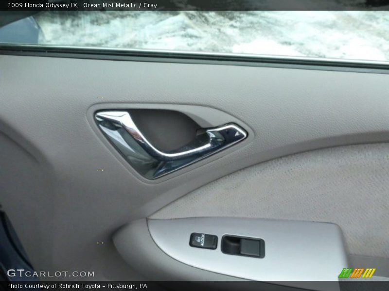 Ocean Mist Metallic / Gray 2009 Honda Odyssey LX