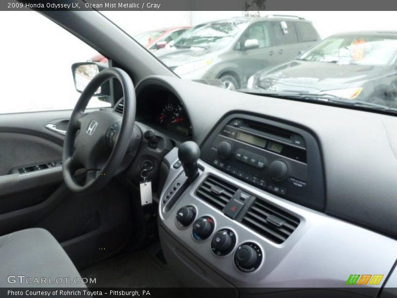 Ocean Mist Metallic / Gray 2009 Honda Odyssey LX