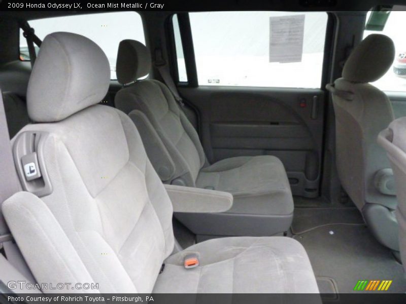 Ocean Mist Metallic / Gray 2009 Honda Odyssey LX