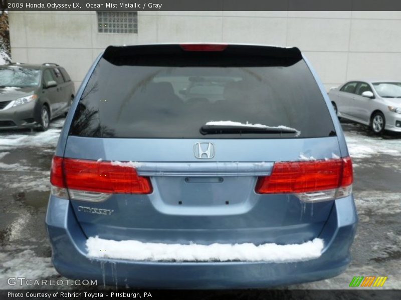 Ocean Mist Metallic / Gray 2009 Honda Odyssey LX
