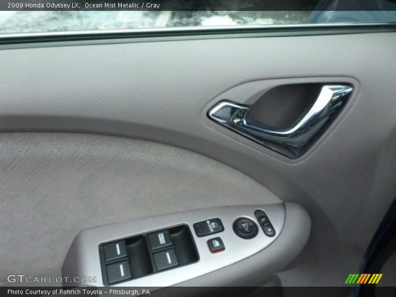 Ocean Mist Metallic / Gray 2009 Honda Odyssey LX