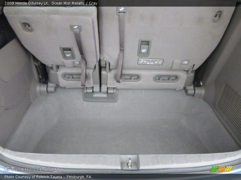 Ocean Mist Metallic / Gray 2009 Honda Odyssey LX