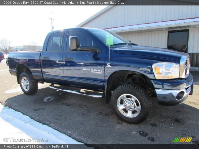 Atlantic Blue Pearl / Medium Slate Gray 2006 Dodge Ram 2500 ST Quad Cab 4x4