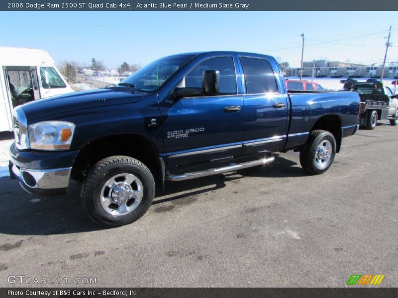 Atlantic Blue Pearl / Medium Slate Gray 2006 Dodge Ram 2500 ST Quad Cab 4x4