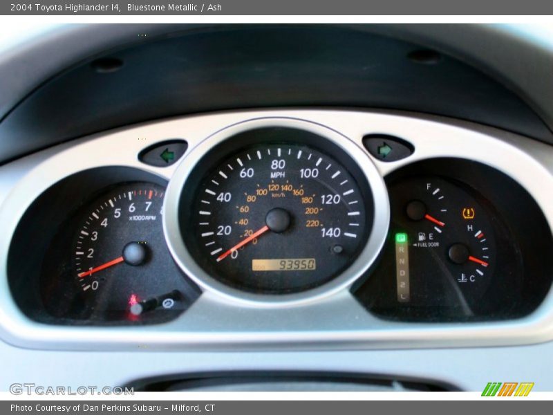 Bluestone Metallic / Ash 2004 Toyota Highlander I4