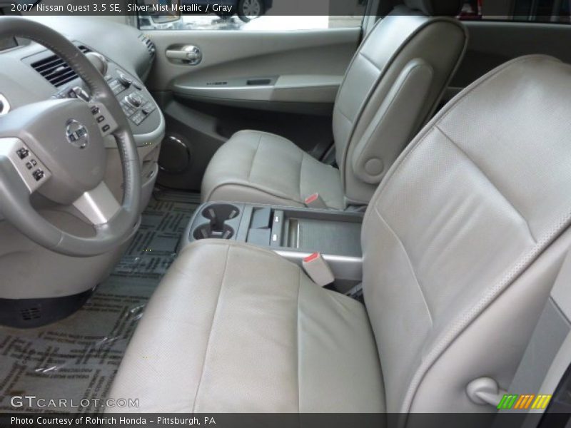 Silver Mist Metallic / Gray 2007 Nissan Quest 3.5 SE