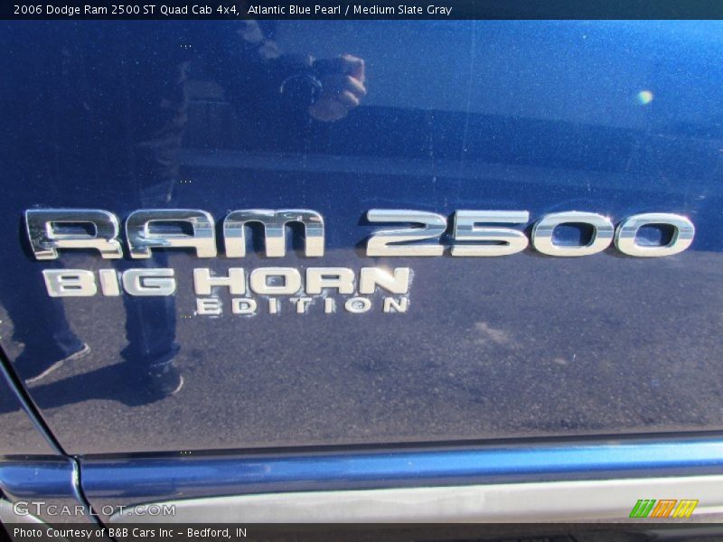 Atlantic Blue Pearl / Medium Slate Gray 2006 Dodge Ram 2500 ST Quad Cab 4x4