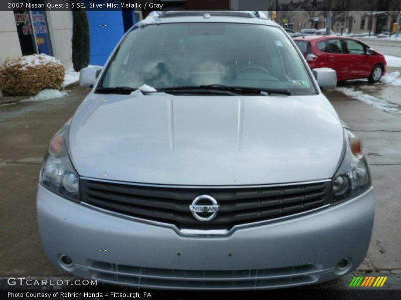 Silver Mist Metallic / Gray 2007 Nissan Quest 3.5 SE