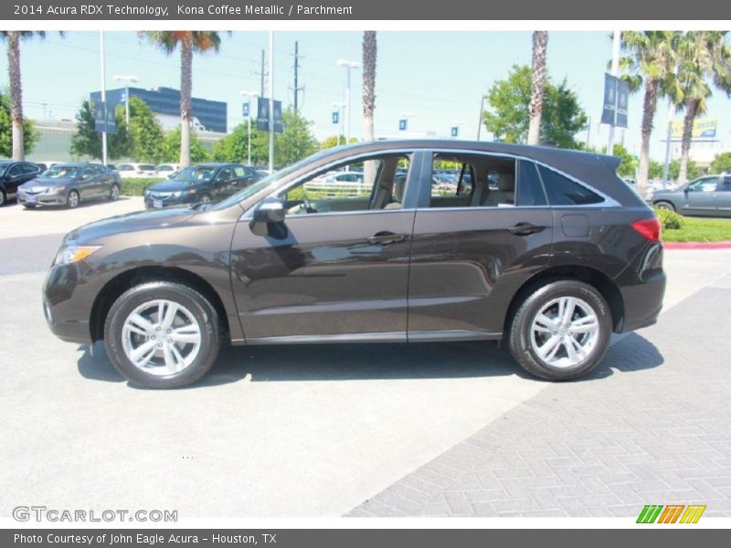 Kona Coffee Metallic / Parchment 2014 Acura RDX Technology