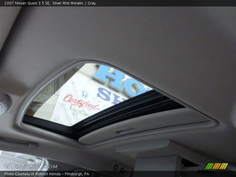 Silver Mist Metallic / Gray 2007 Nissan Quest 3.5 SE
