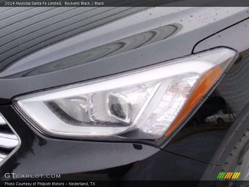 Becketts Black / Black 2014 Hyundai Santa Fe Limited