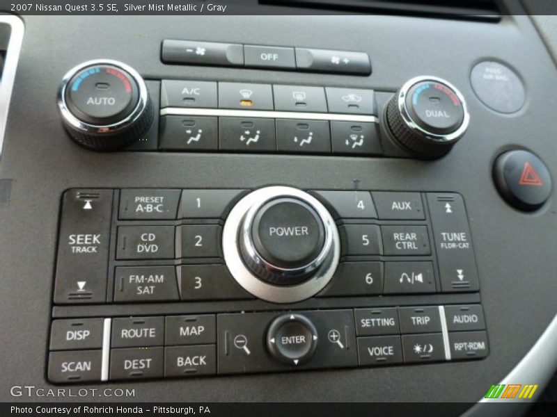 Silver Mist Metallic / Gray 2007 Nissan Quest 3.5 SE