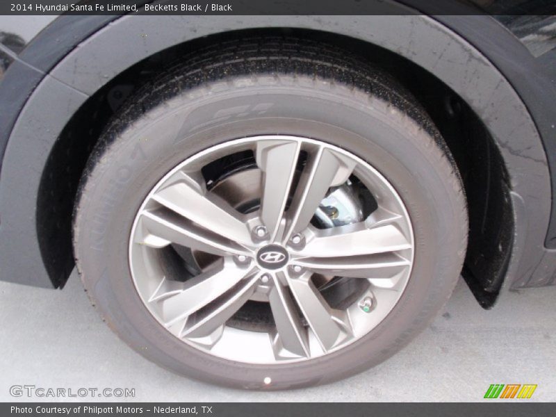 Becketts Black / Black 2014 Hyundai Santa Fe Limited