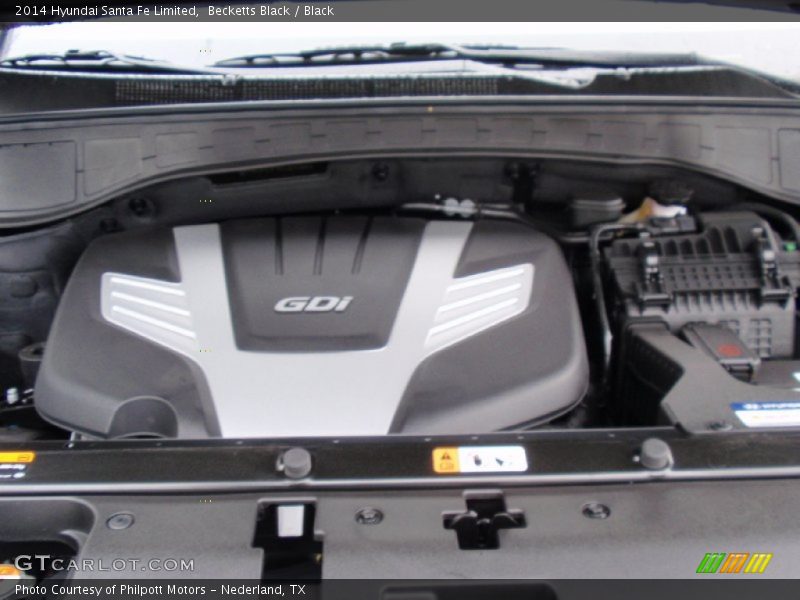 Becketts Black / Black 2014 Hyundai Santa Fe Limited