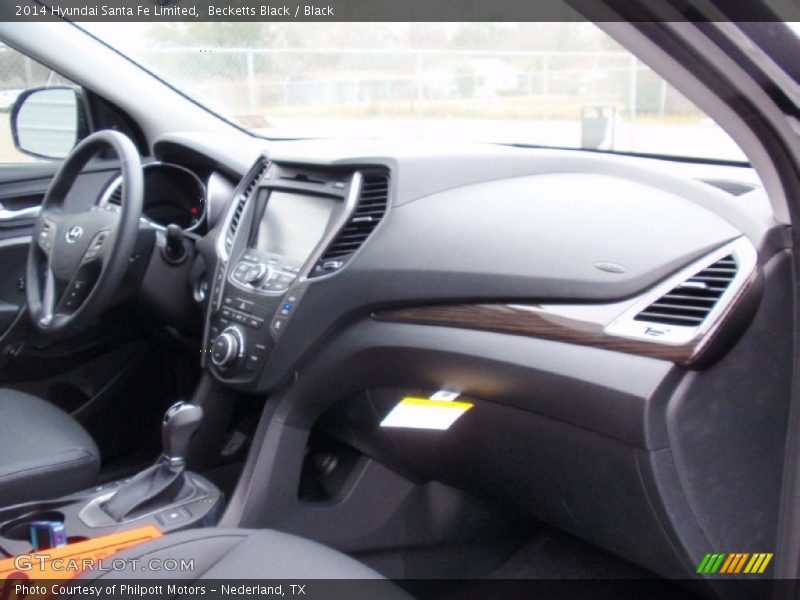 Becketts Black / Black 2014 Hyundai Santa Fe Limited
