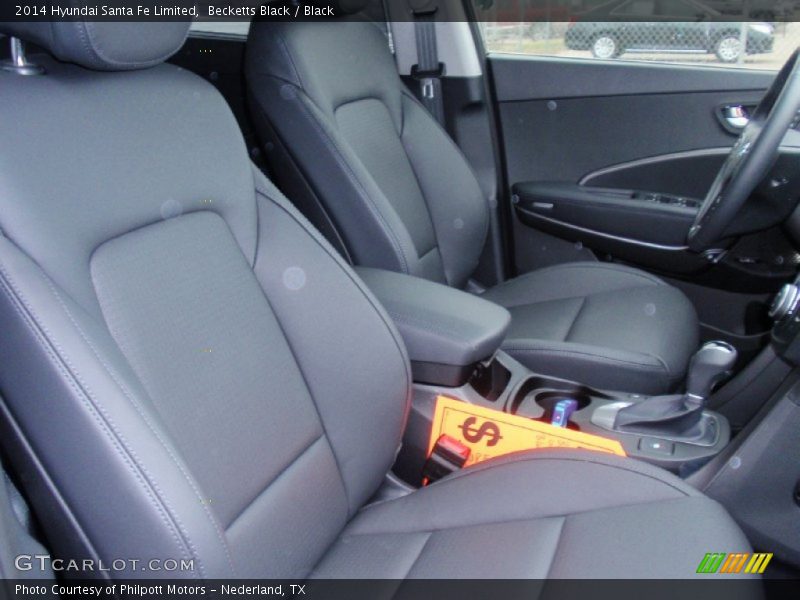 Becketts Black / Black 2014 Hyundai Santa Fe Limited