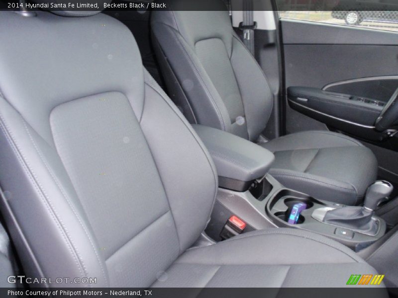 Becketts Black / Black 2014 Hyundai Santa Fe Limited