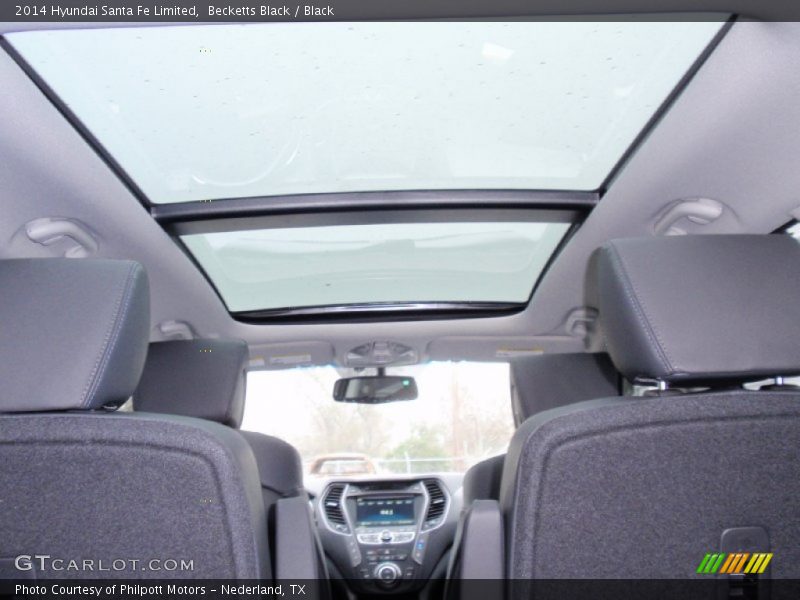 Becketts Black / Black 2014 Hyundai Santa Fe Limited