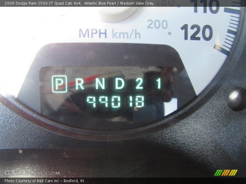 Atlantic Blue Pearl / Medium Slate Gray 2006 Dodge Ram 2500 ST Quad Cab 4x4