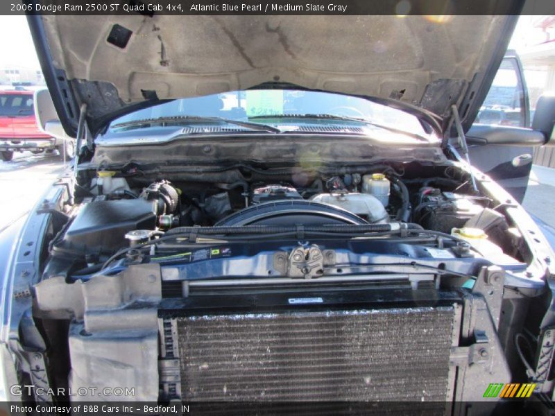 Atlantic Blue Pearl / Medium Slate Gray 2006 Dodge Ram 2500 ST Quad Cab 4x4