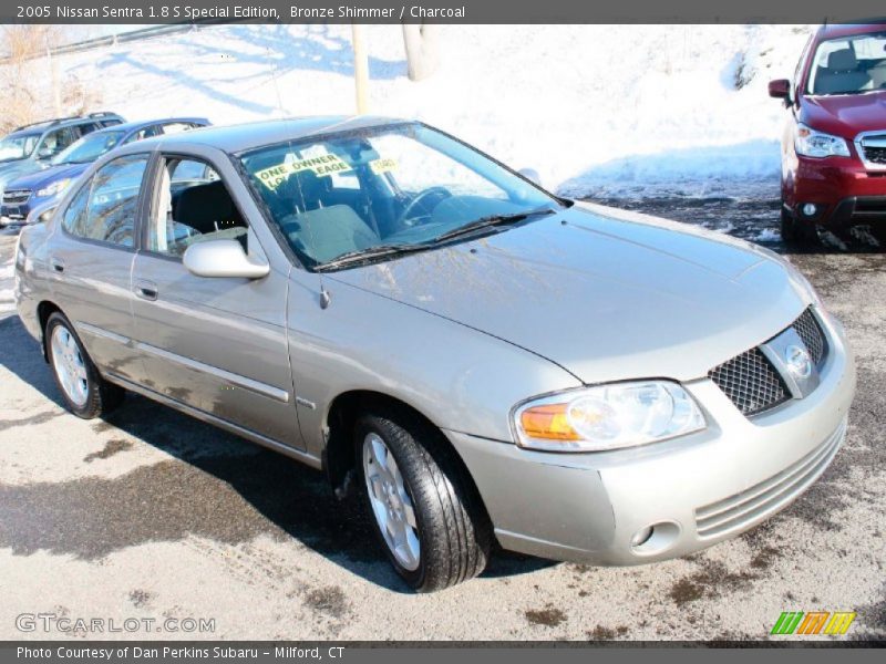 Bronze Shimmer / Charcoal 2005 Nissan Sentra 1.8 S Special Edition