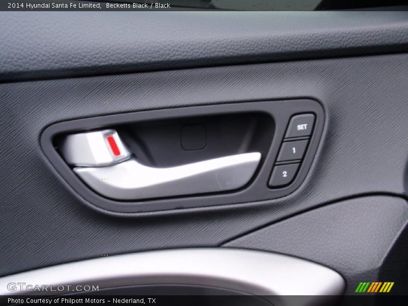 Becketts Black / Black 2014 Hyundai Santa Fe Limited