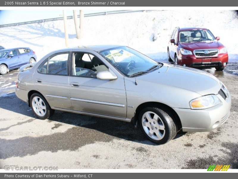 Bronze Shimmer / Charcoal 2005 Nissan Sentra 1.8 S Special Edition
