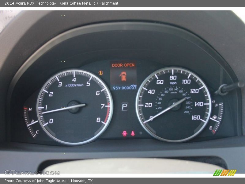 Kona Coffee Metallic / Parchment 2014 Acura RDX Technology
