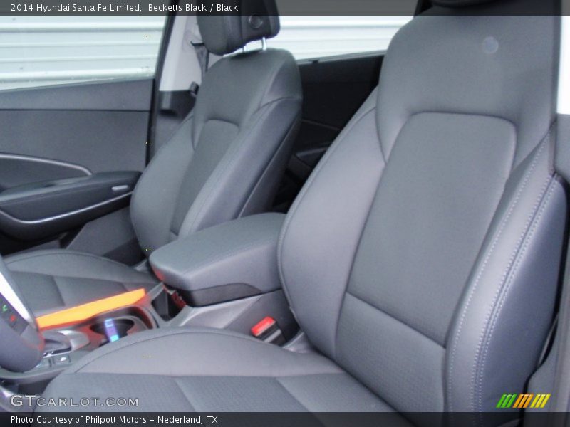 Becketts Black / Black 2014 Hyundai Santa Fe Limited