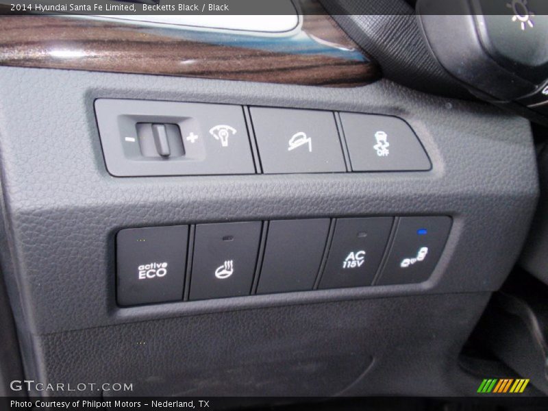 Becketts Black / Black 2014 Hyundai Santa Fe Limited
