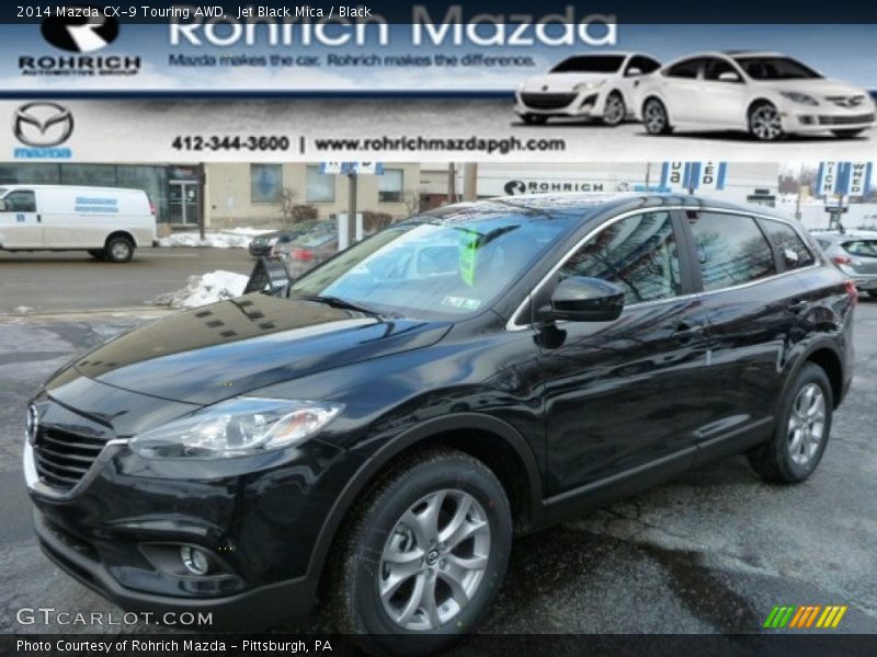 Jet Black Mica / Black 2014 Mazda CX-9 Touring AWD