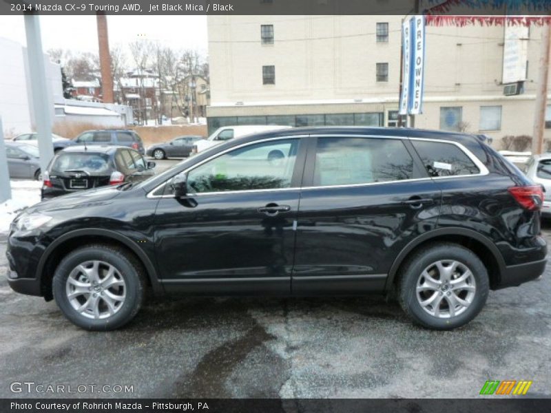 Jet Black Mica / Black 2014 Mazda CX-9 Touring AWD