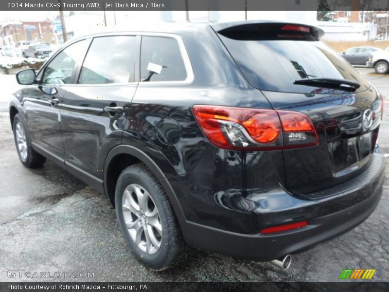 Jet Black Mica / Black 2014 Mazda CX-9 Touring AWD