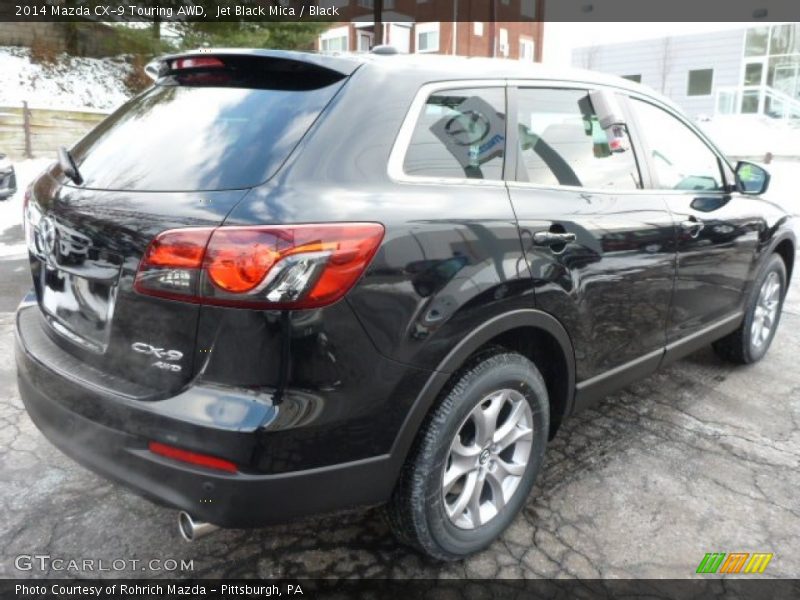 Jet Black Mica / Black 2014 Mazda CX-9 Touring AWD