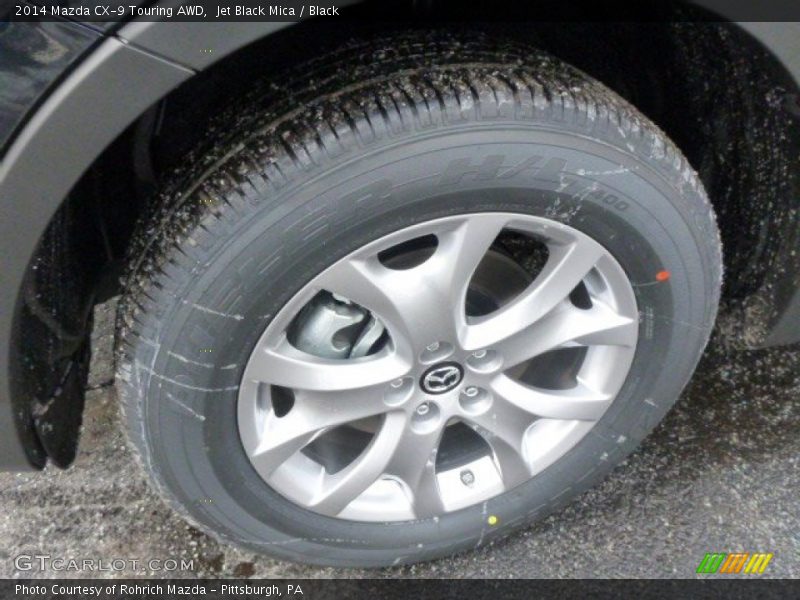 Jet Black Mica / Black 2014 Mazda CX-9 Touring AWD