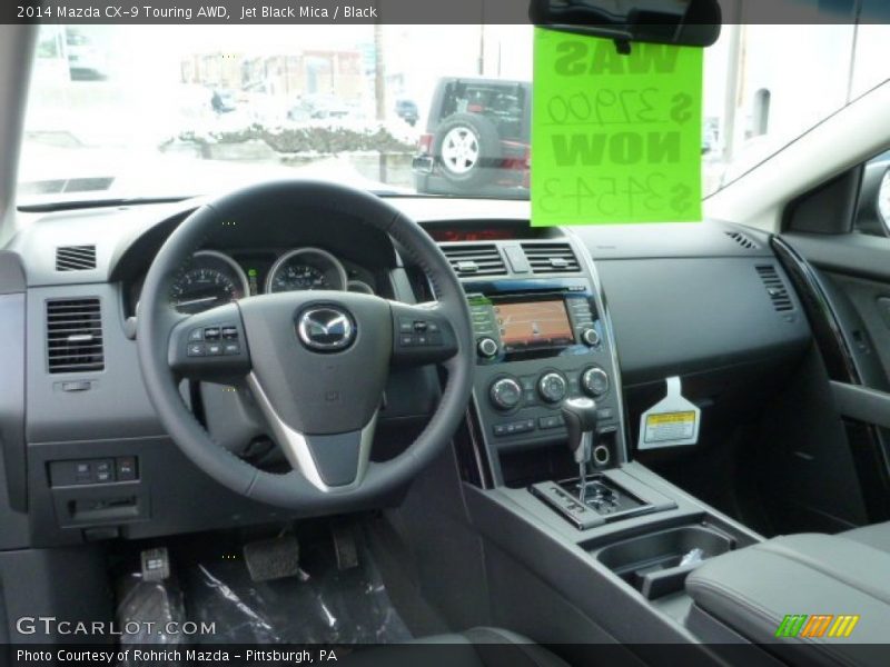Jet Black Mica / Black 2014 Mazda CX-9 Touring AWD