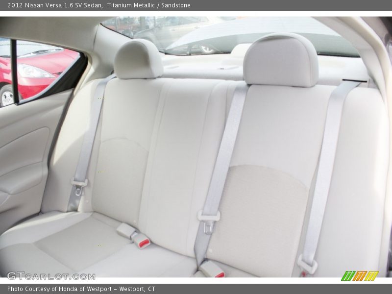 Titanium Metallic / Sandstone 2012 Nissan Versa 1.6 SV Sedan