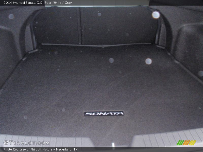 Pearl White / Gray 2014 Hyundai Sonata GLS