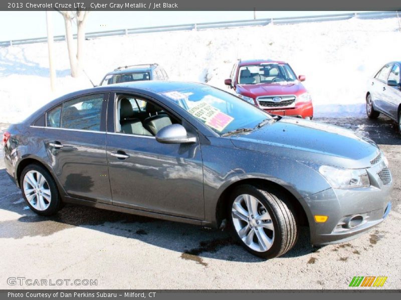 Cyber Gray Metallic / Jet Black 2013 Chevrolet Cruze LTZ