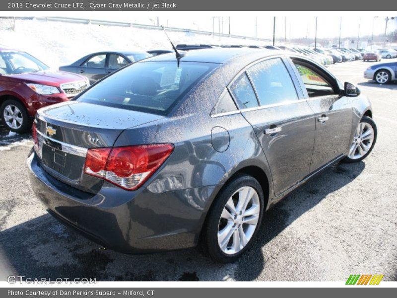 Cyber Gray Metallic / Jet Black 2013 Chevrolet Cruze LTZ